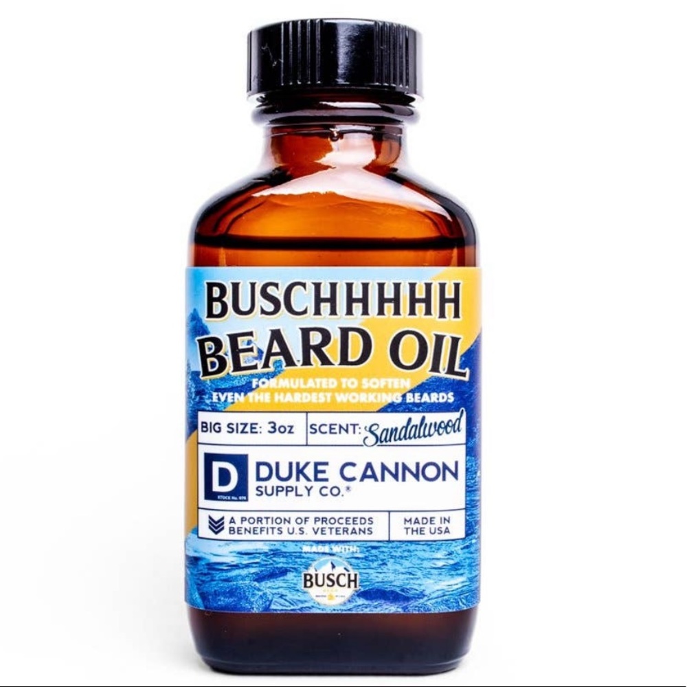 Duke Cannon Busch beard oil